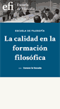 Mobile Screenshot of escueladefilosofia.com